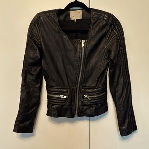 IRO lamb leather jacket size 0